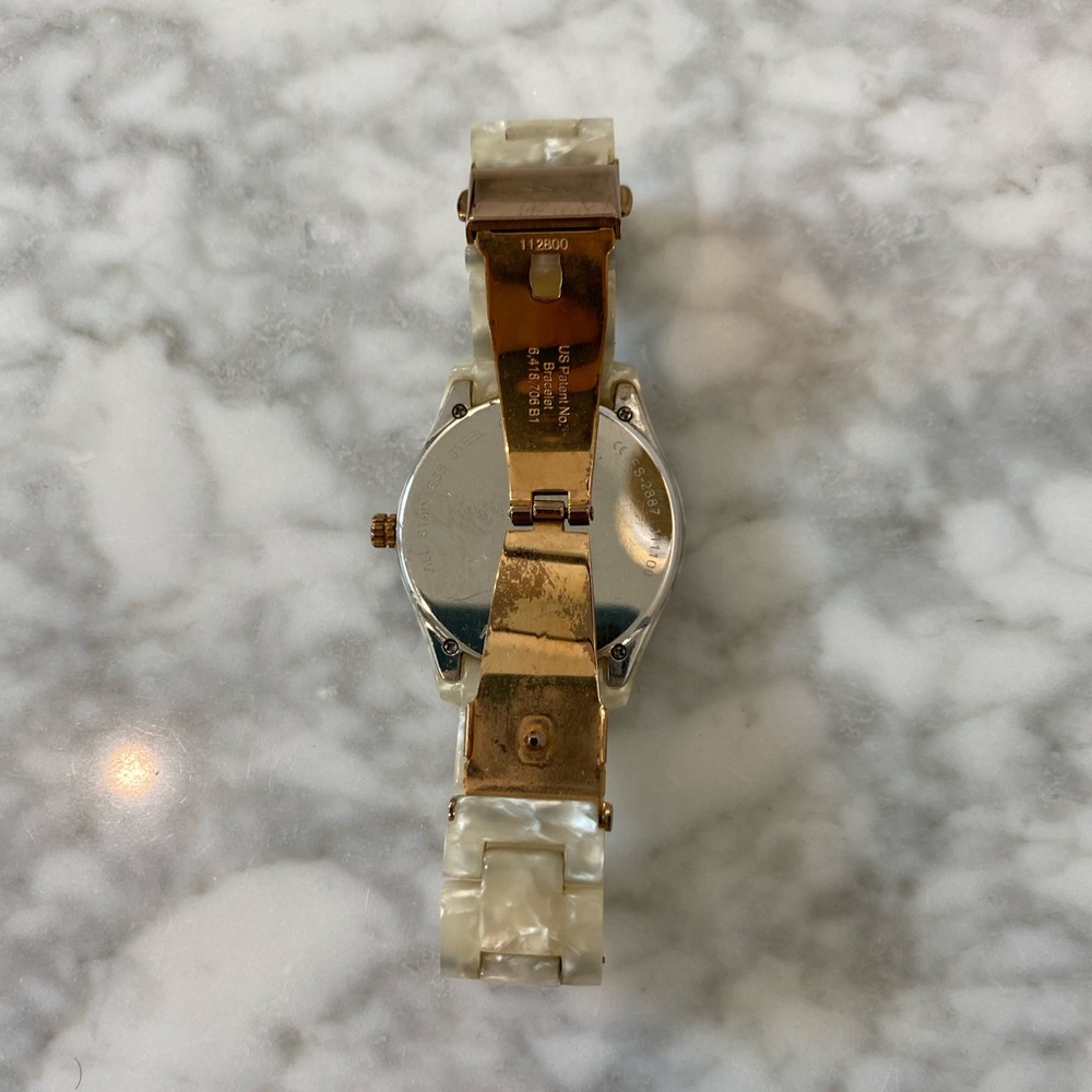 Fossil Women’s Watch - rose gold white tortoise shell - Picture 3 of 5